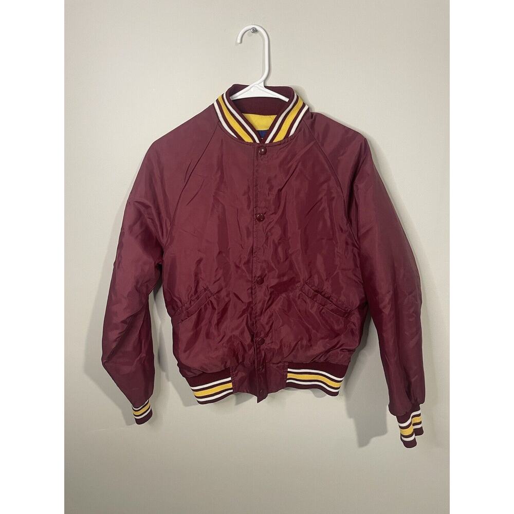 VTG STARTER JACKET Hamden Connecticut USA 1970’s CMU Cheerleader Boys L